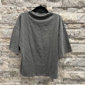 Zara Charcoal Short Sleeve Tee size M